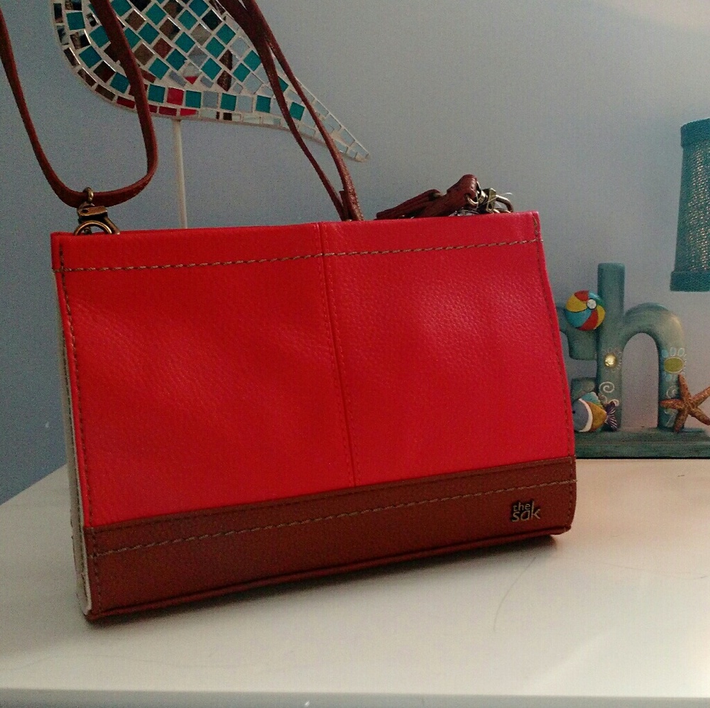 • The Sak • Genuine Leather • Iris • Clutch • NWT